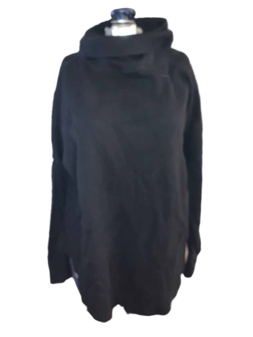 Women's George Black Turtleneck waffle Sweater Size XL